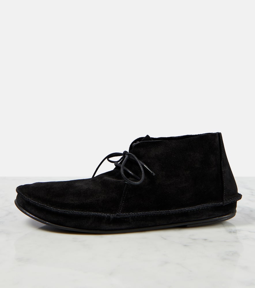 The Row Tyler suede ankle boots