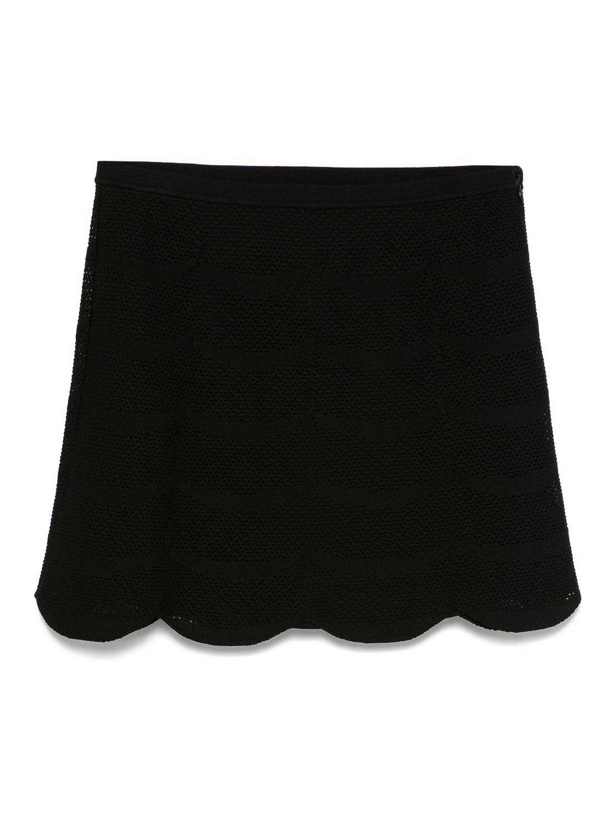Silk And Cotton Mini Skirt