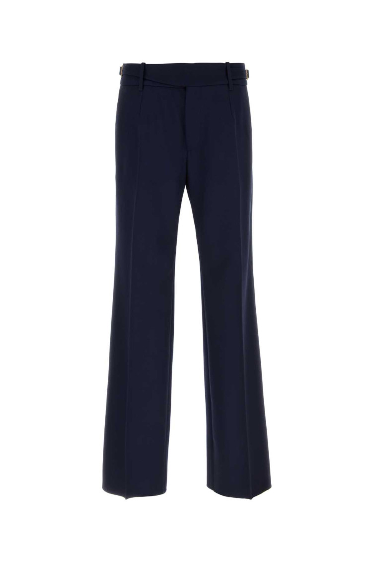 Dolce&Gabbana - wool tailored pants front crease belt loop