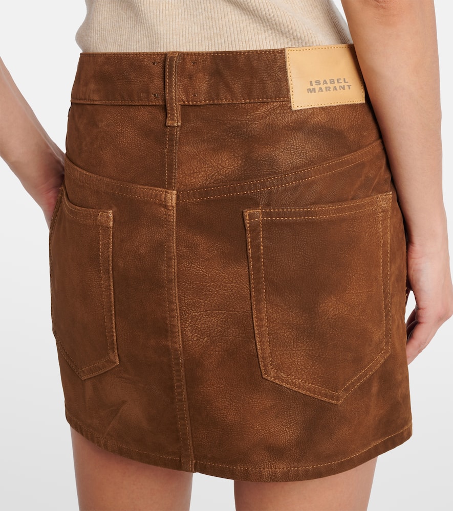 Kimmy faux leather miniskirt