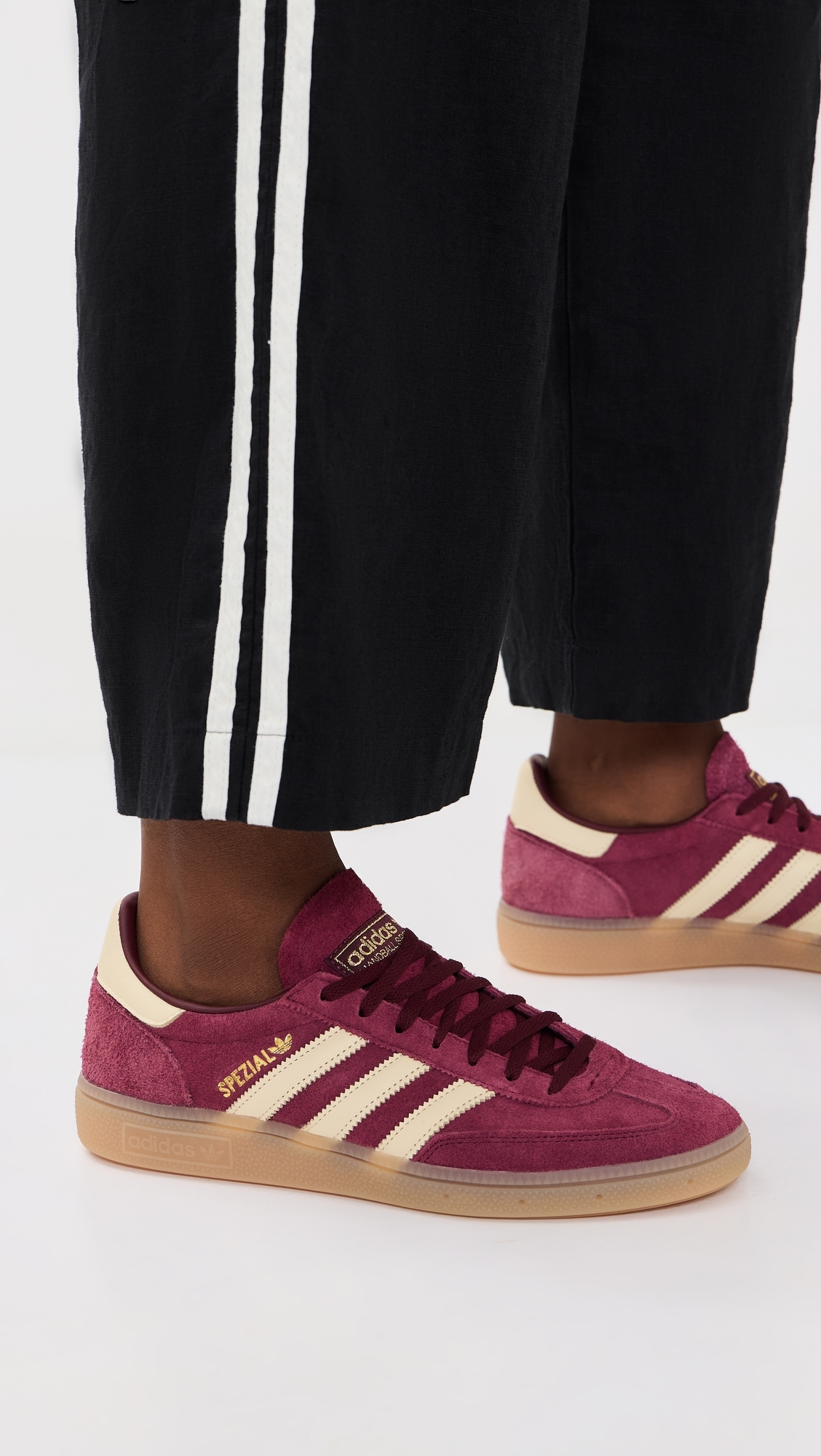 Handball Spezial Sneakers Maroon/Warm Vanilla/Gold Met