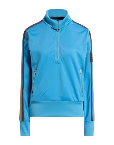 Peuterey. plurals Woman Sweatshirt Pastel blue Size 2 Polyester, Polyamide, Elastane