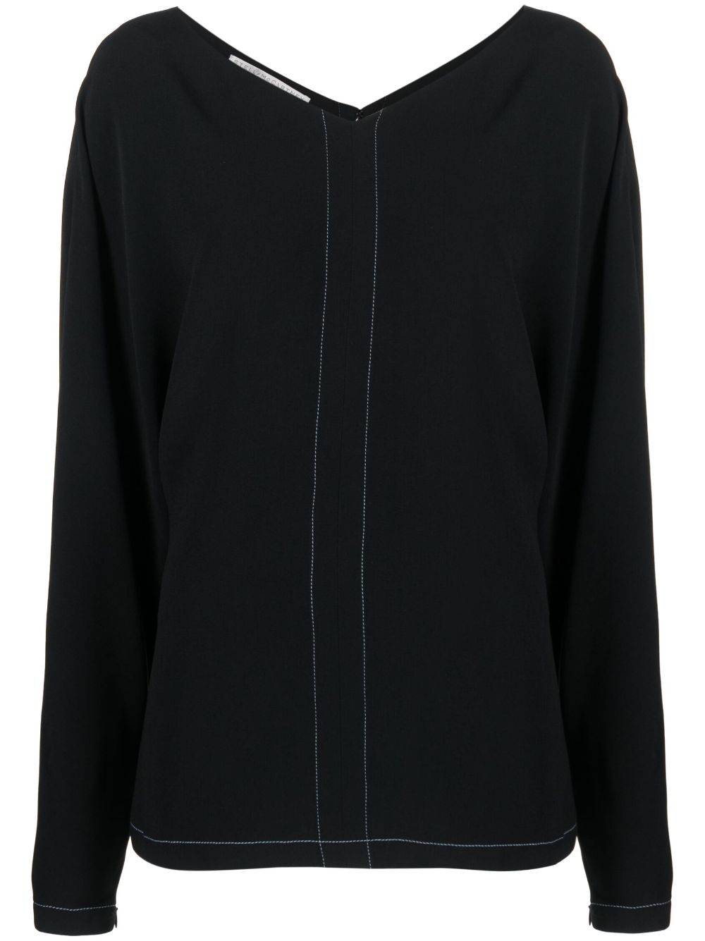 V-neck blouse - Black