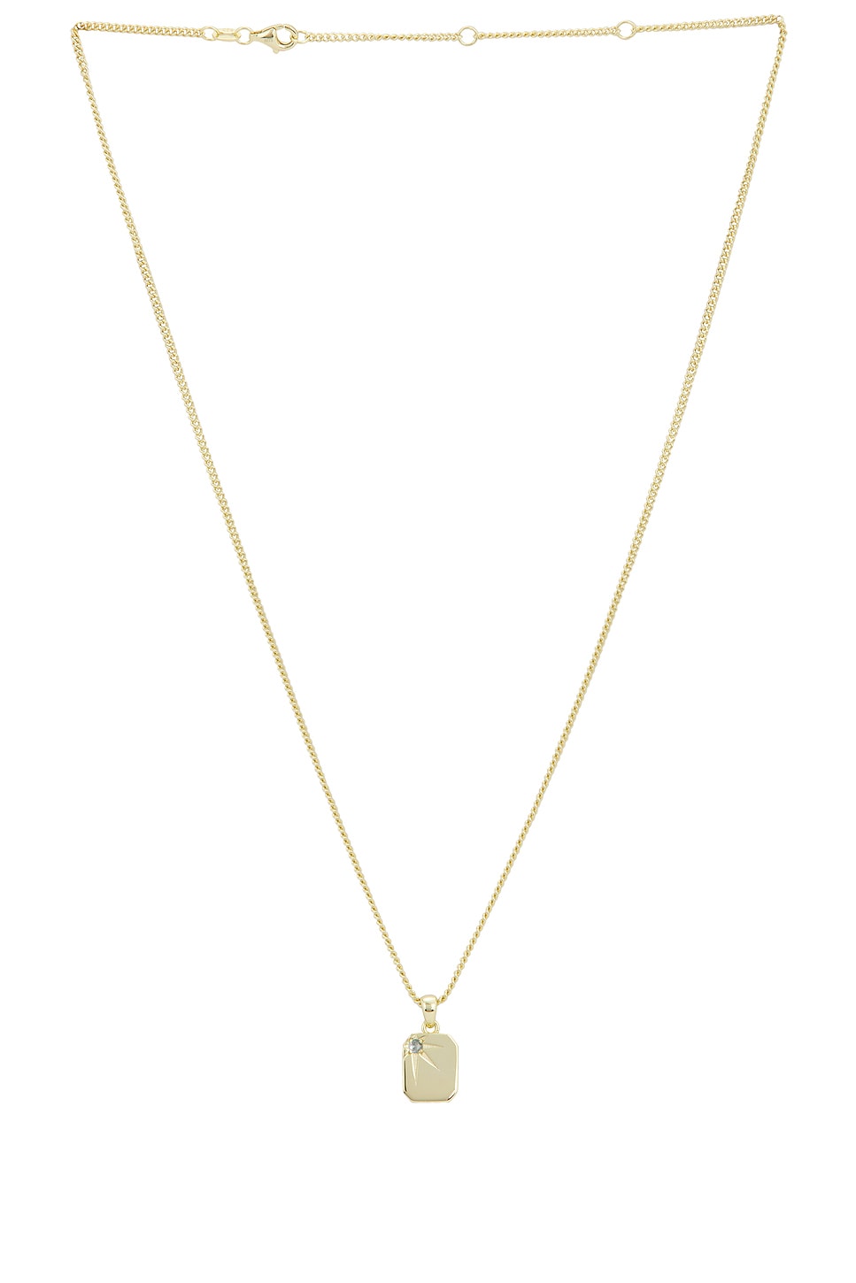 Serge de Nimes Guardian Necklace in Gold - Metallic Gold. a