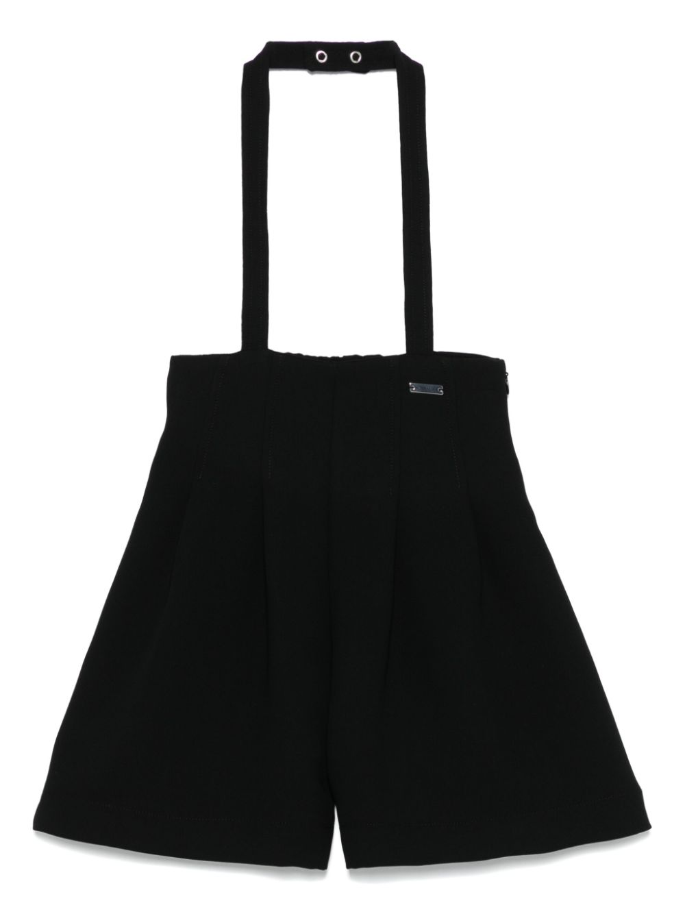 Logo-plaque shorts - Black