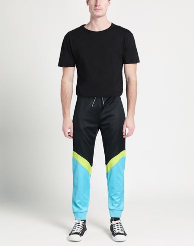 Man Pants Turquoise Size XXXL Polyester, Cotton, Elastane