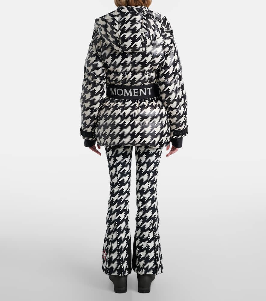 Polar belted ski jacket
