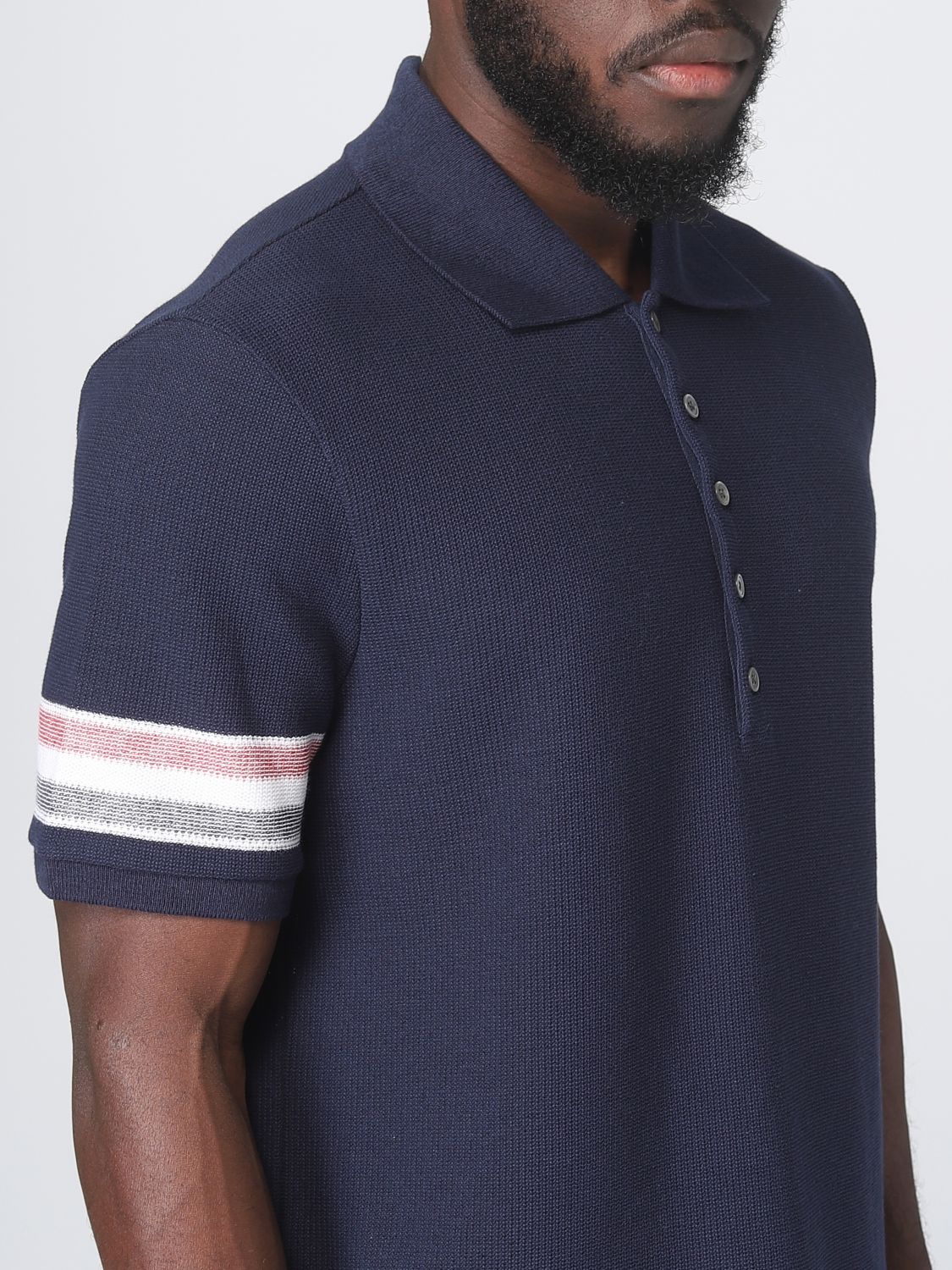 Polo Shirt Men color Blue