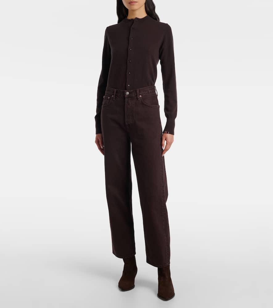 Ren high-rise wide-leg jeans