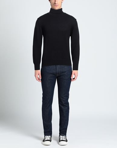 Man Turtleneck Midnight blue Size XL Wool