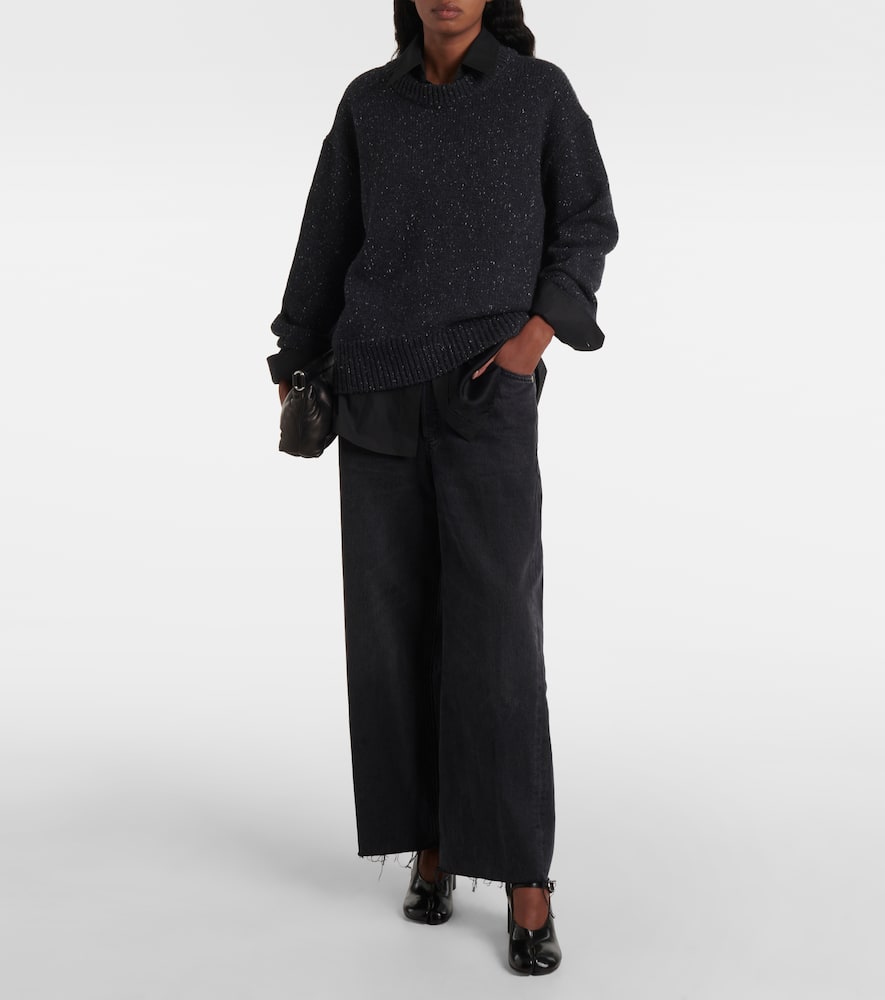 Ayla cropped wide-leg jeans