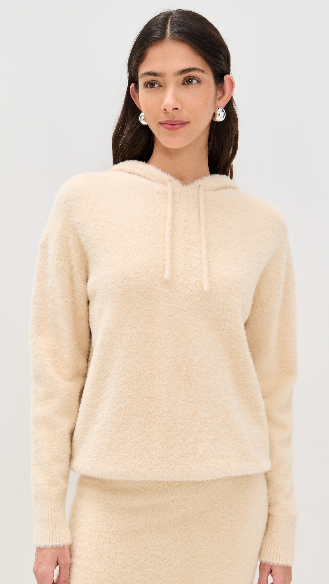 Fuzzy Hoodie Black