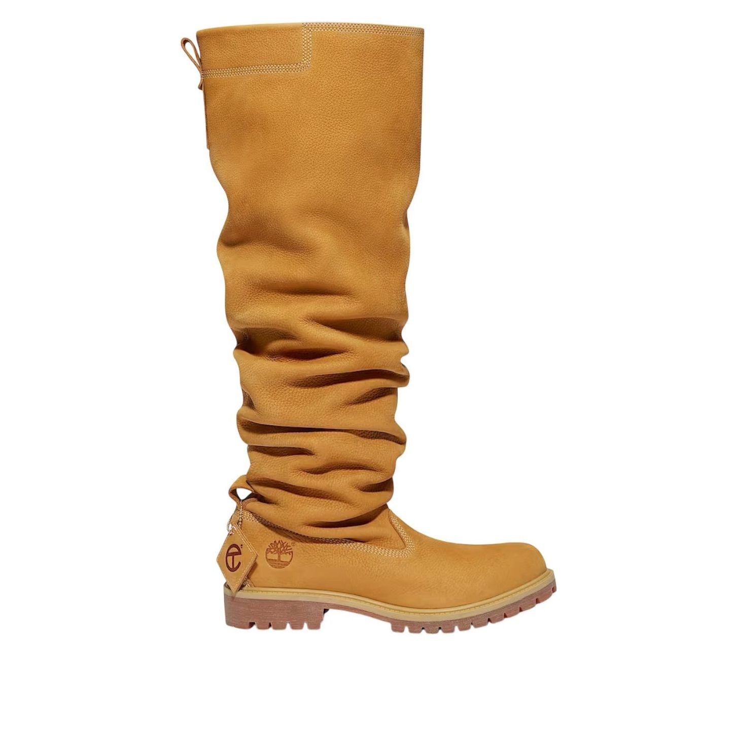 X Telfar Tall Pull On Boot 'Wheat'
