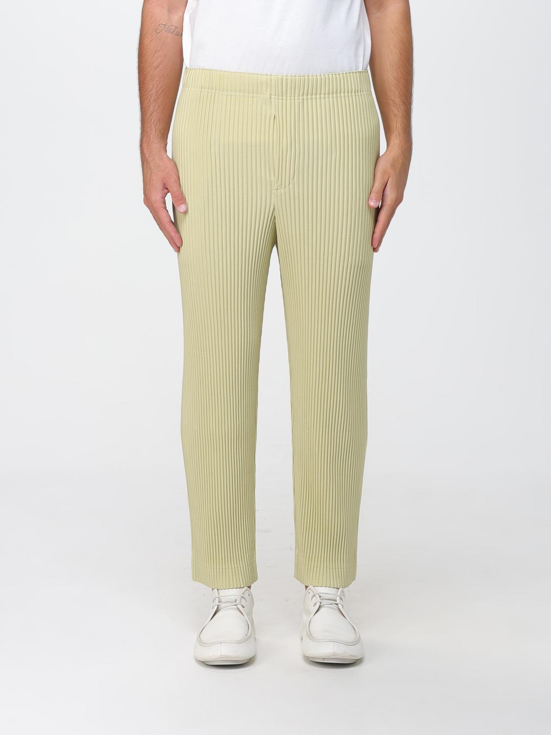 Pants Men color Green