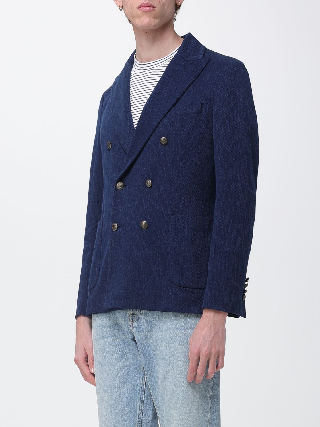 Jacket Men color Blue