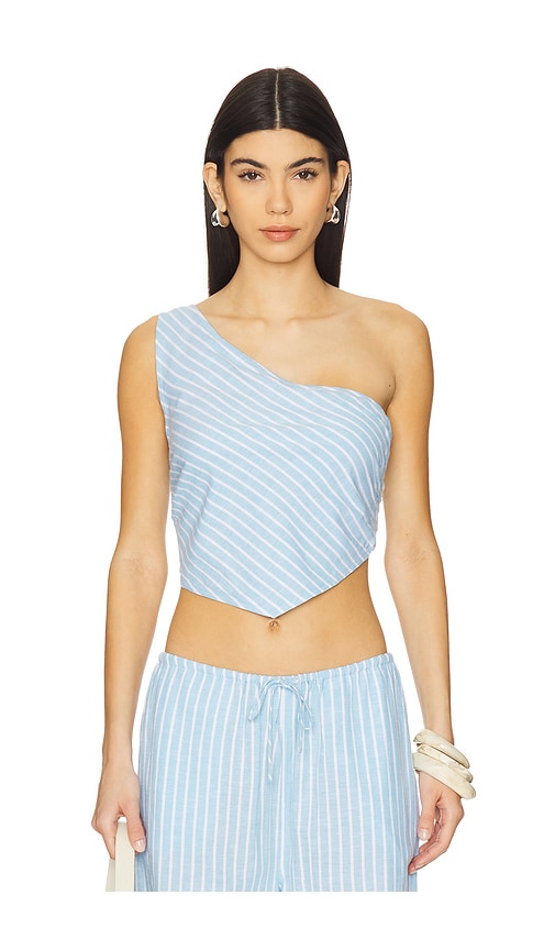 LSPACE June Top in Baby Blue. -  S also in L