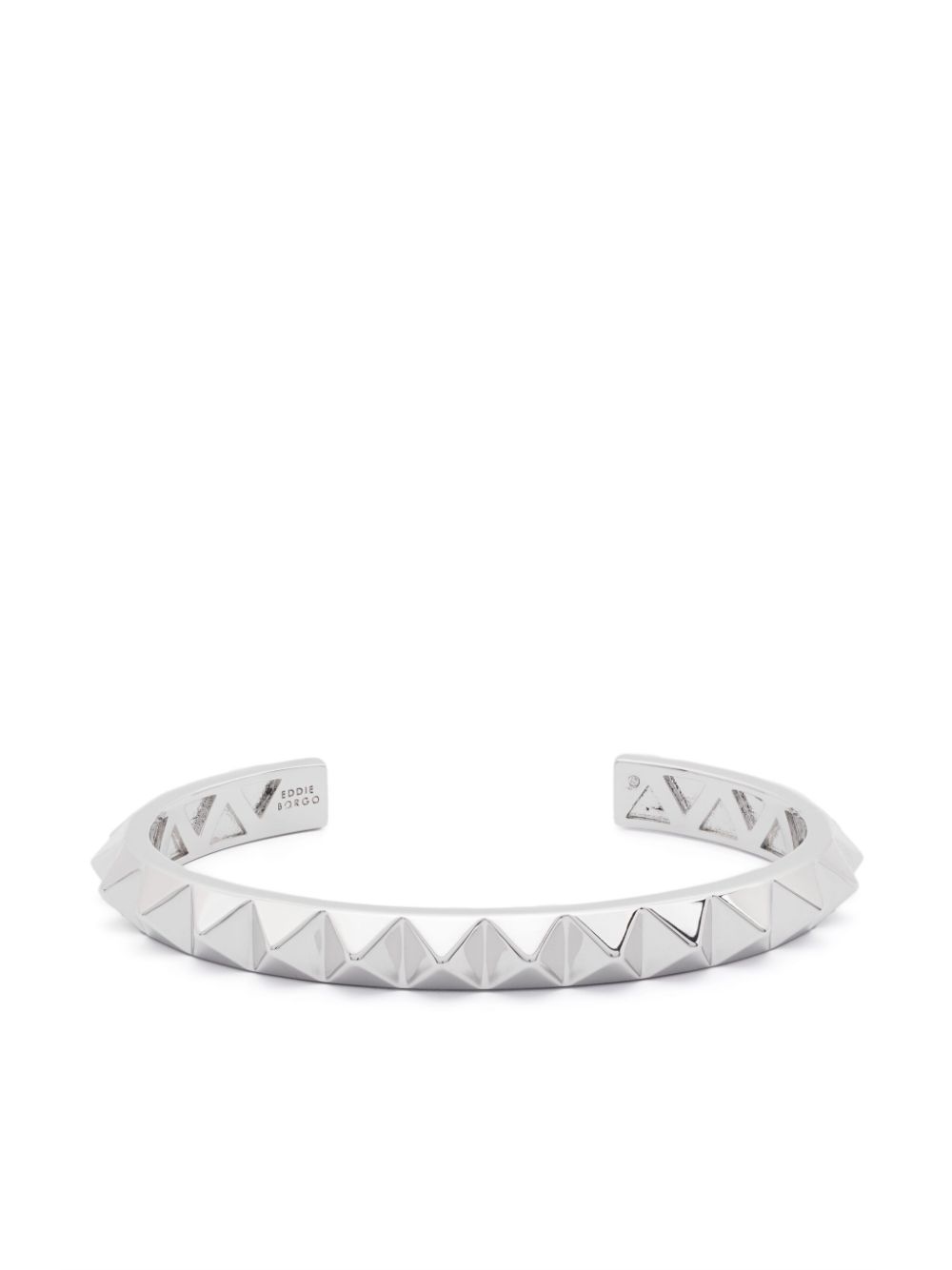 Large Pyramid cuff - Silver