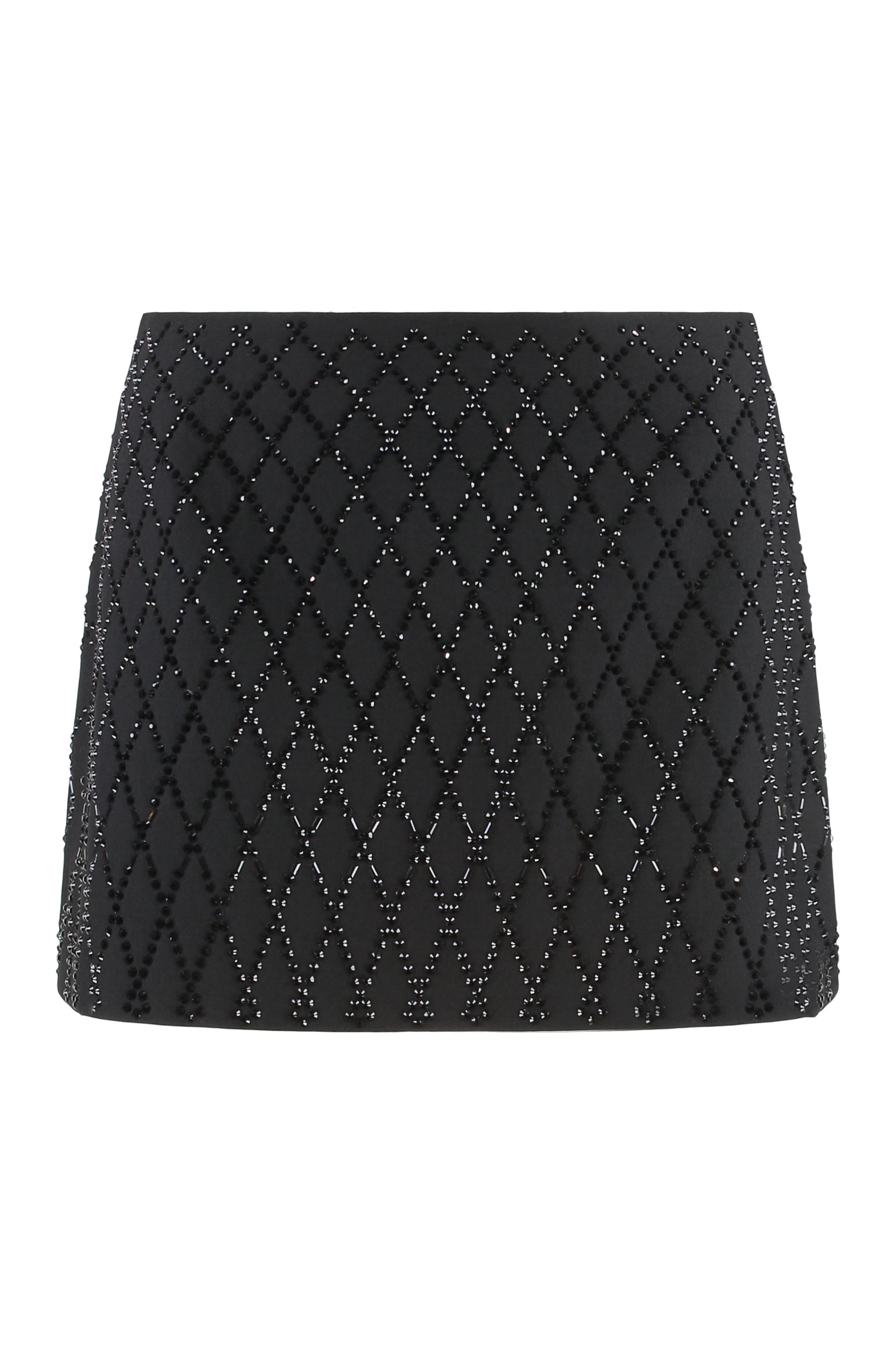 Memory Mini Skirt with Rhinestone Detail