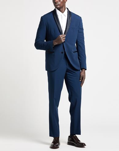 Man Suit Navy Size 34 Polyester, Viscose, Elastane