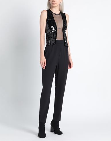 Woman Jumpsuit Black Size 6 Polyester, Elastane