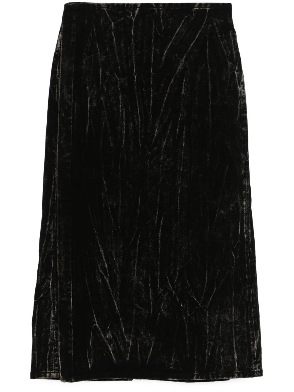 Denim midi skirt - Blue