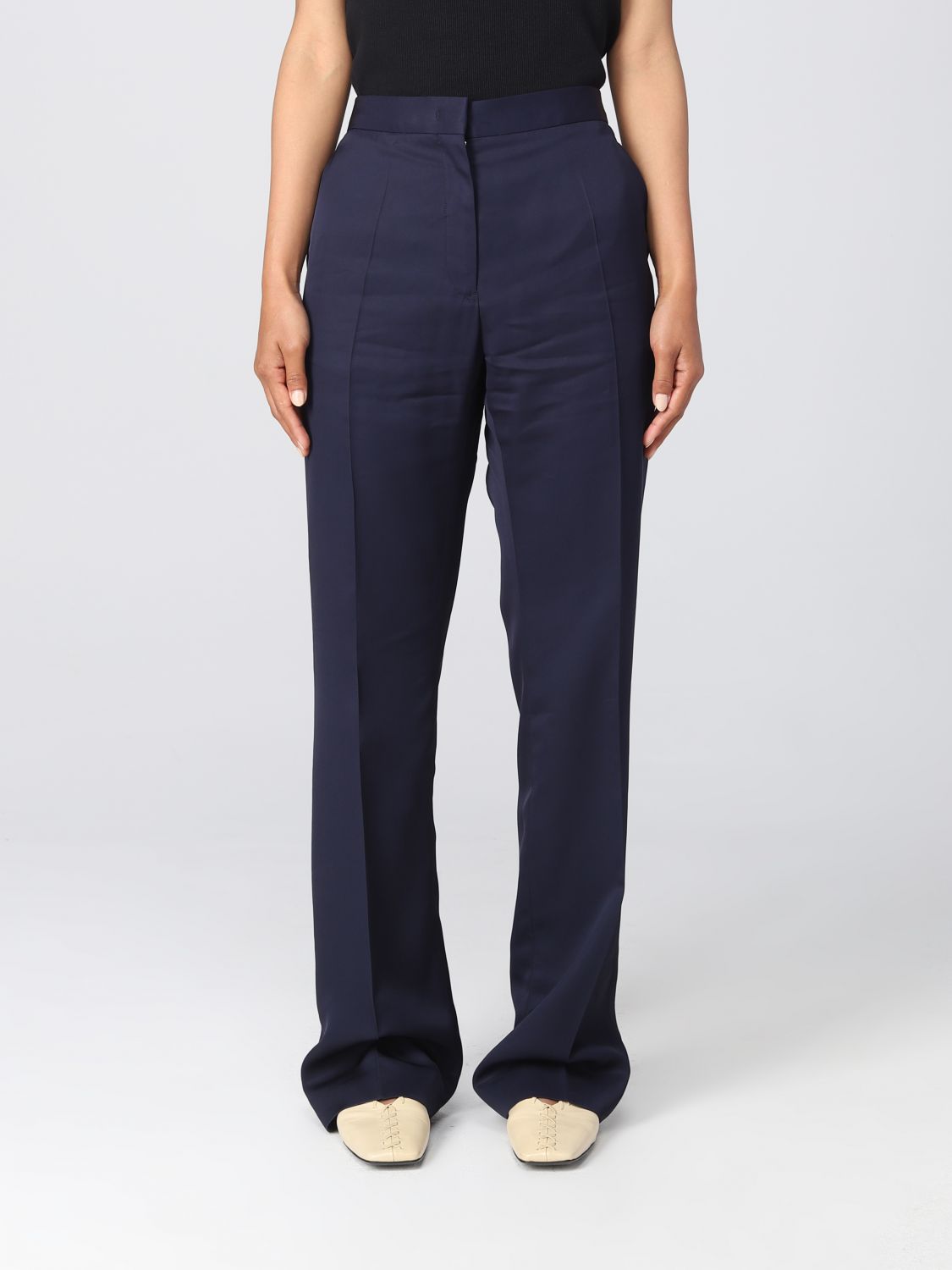 Pants Woman color Blue