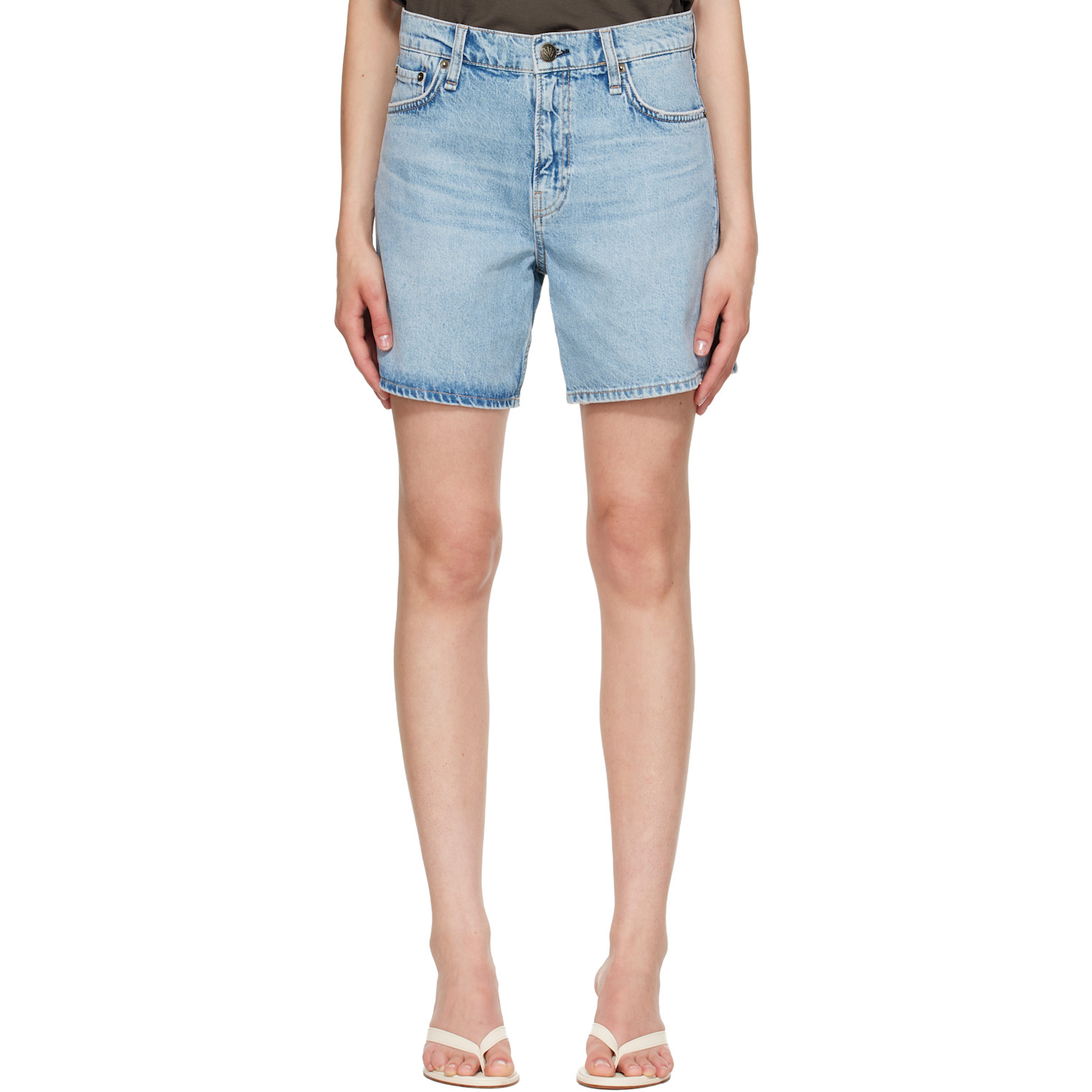 Blue Kaia Denim Shorts