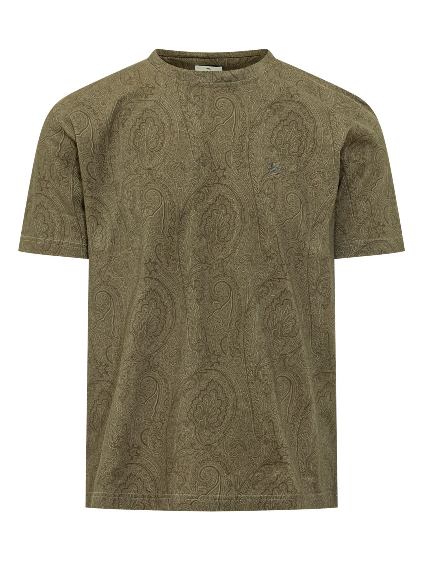Green Paisley T-Shirt