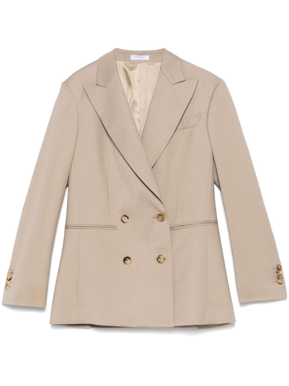 Double-breasted blazer - Brown