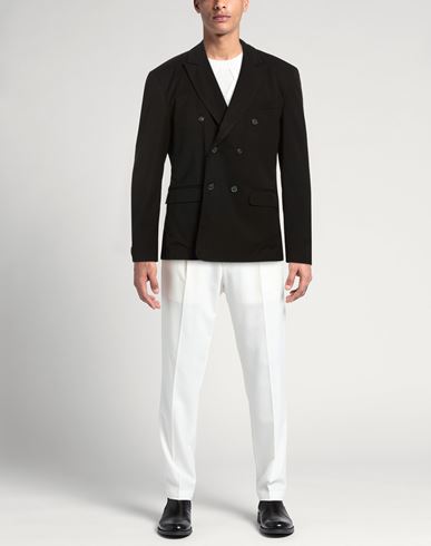 Man Blazer Black Size 44 Polyester, Viscose, Elastane