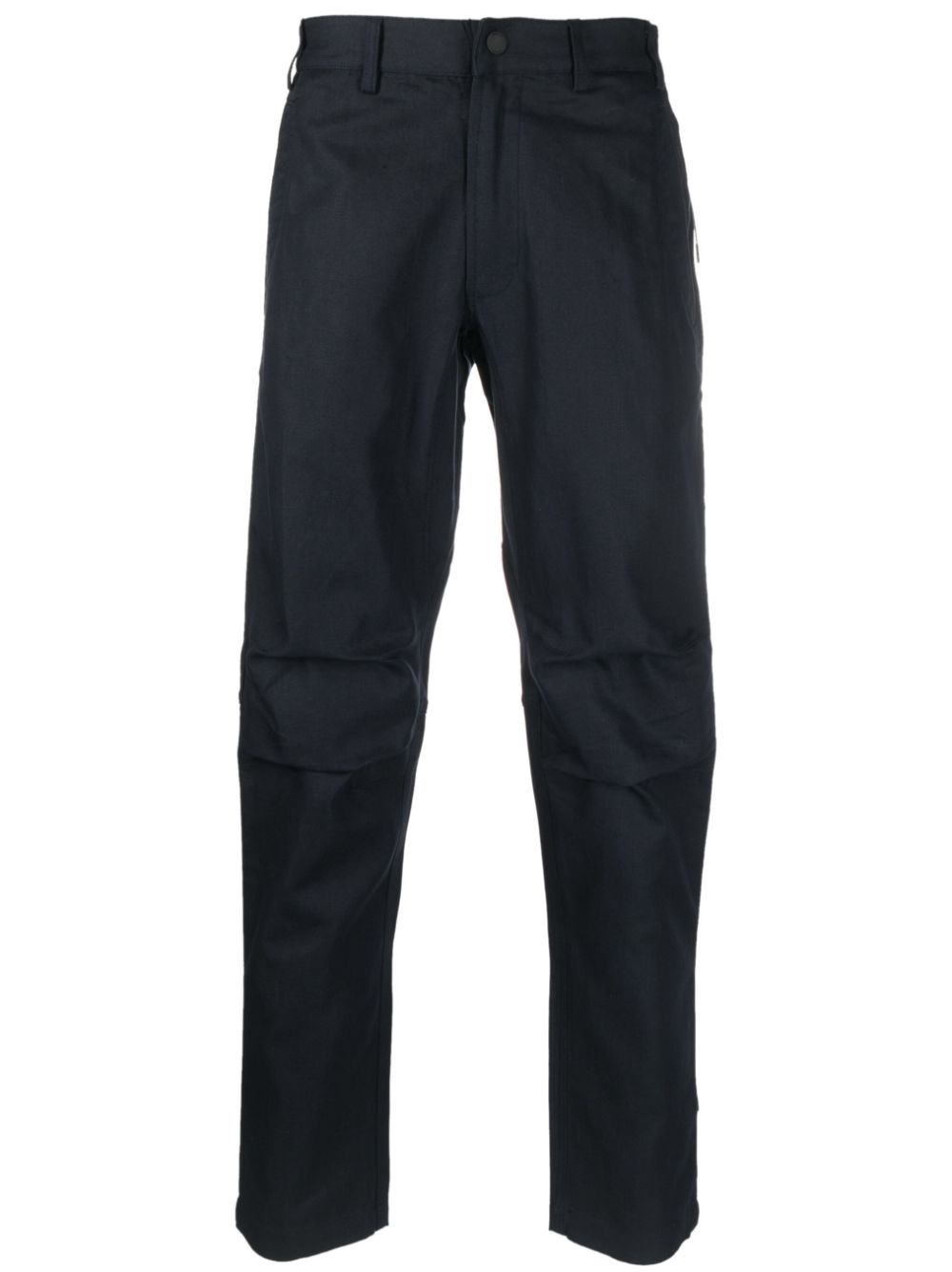 Logo-patch trousers - Green