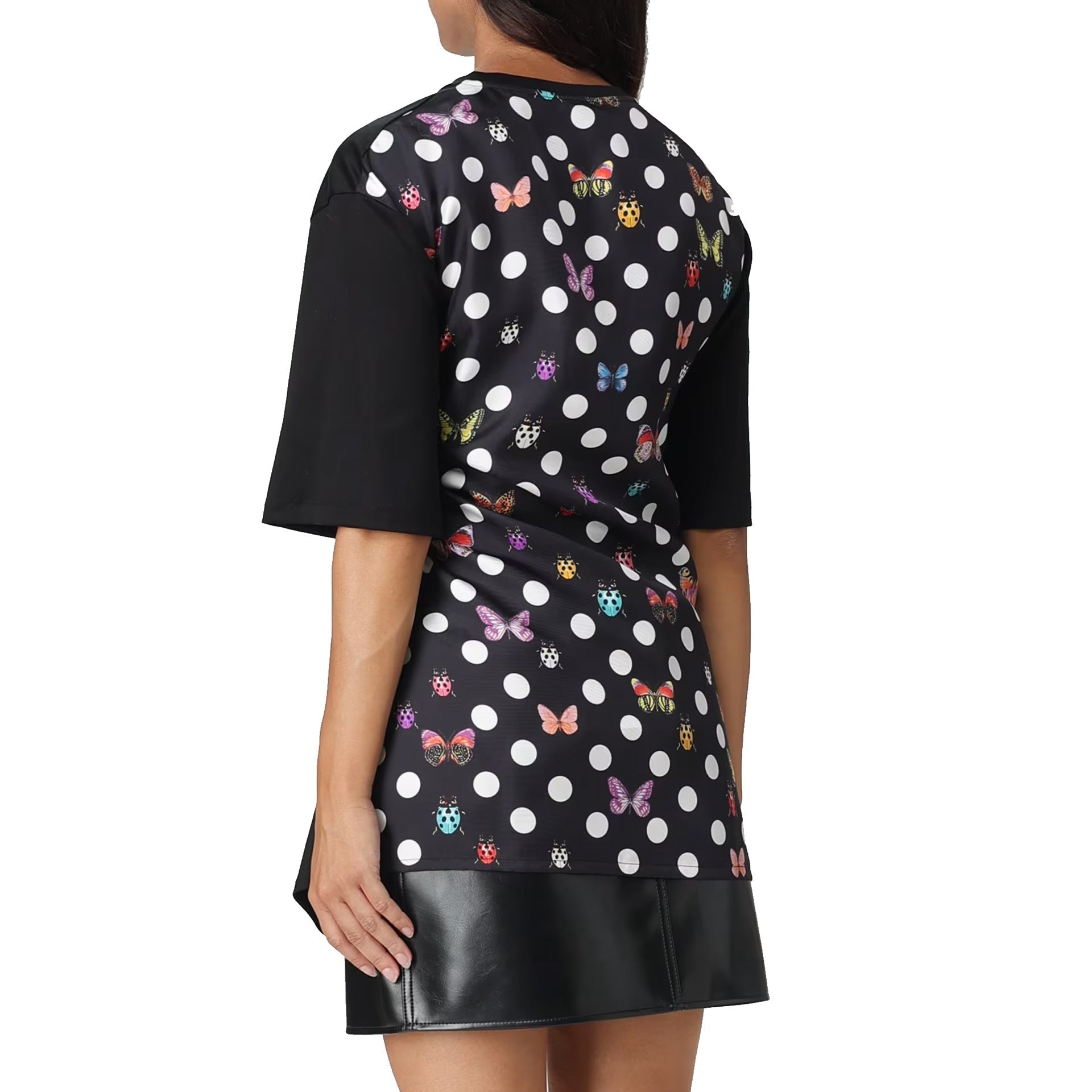 Versace Versace X Dua Lipa Butterfly Print T Shirt