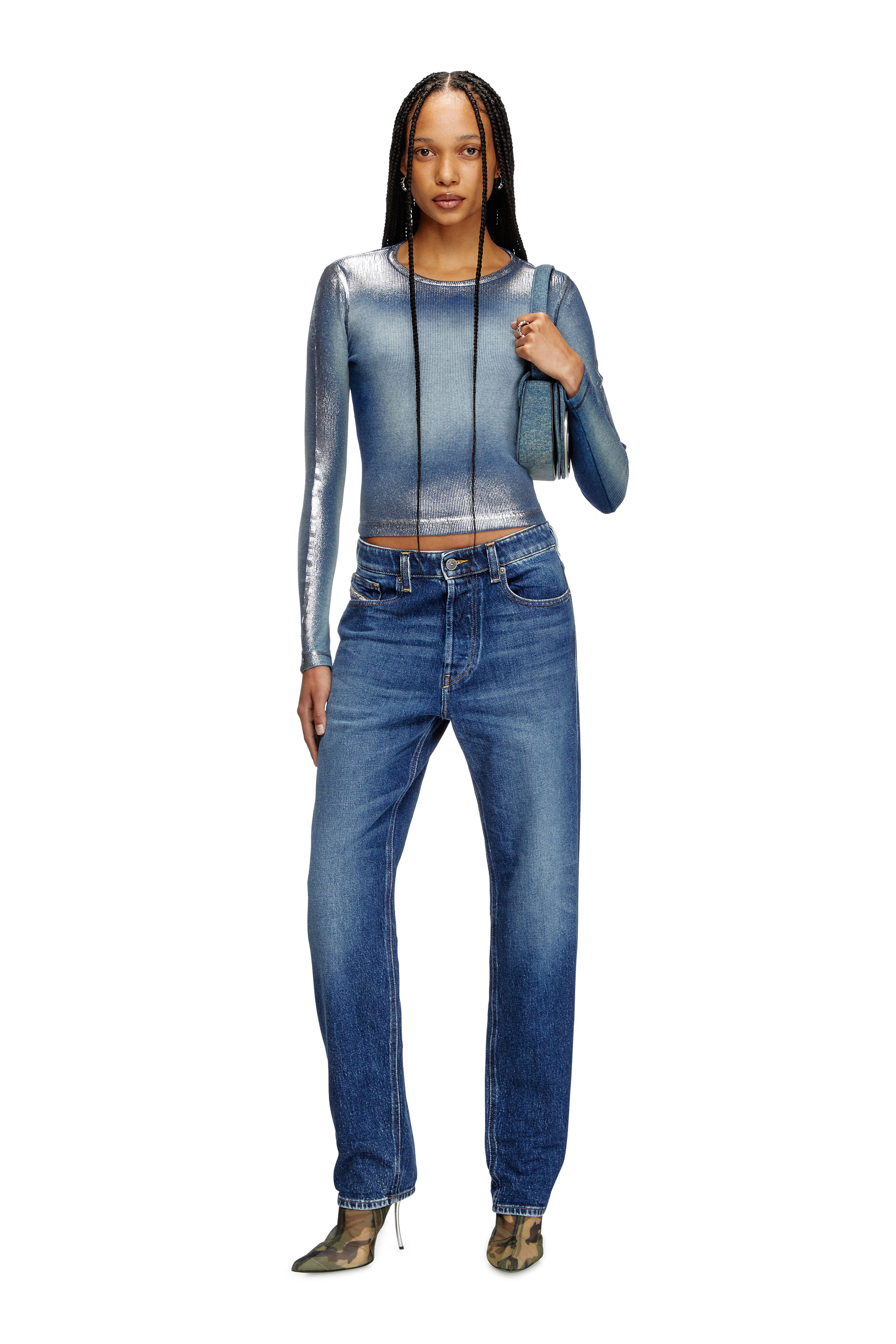 Regular Jeans - 1988 D-Ark - Jeans - Woman - Blue
