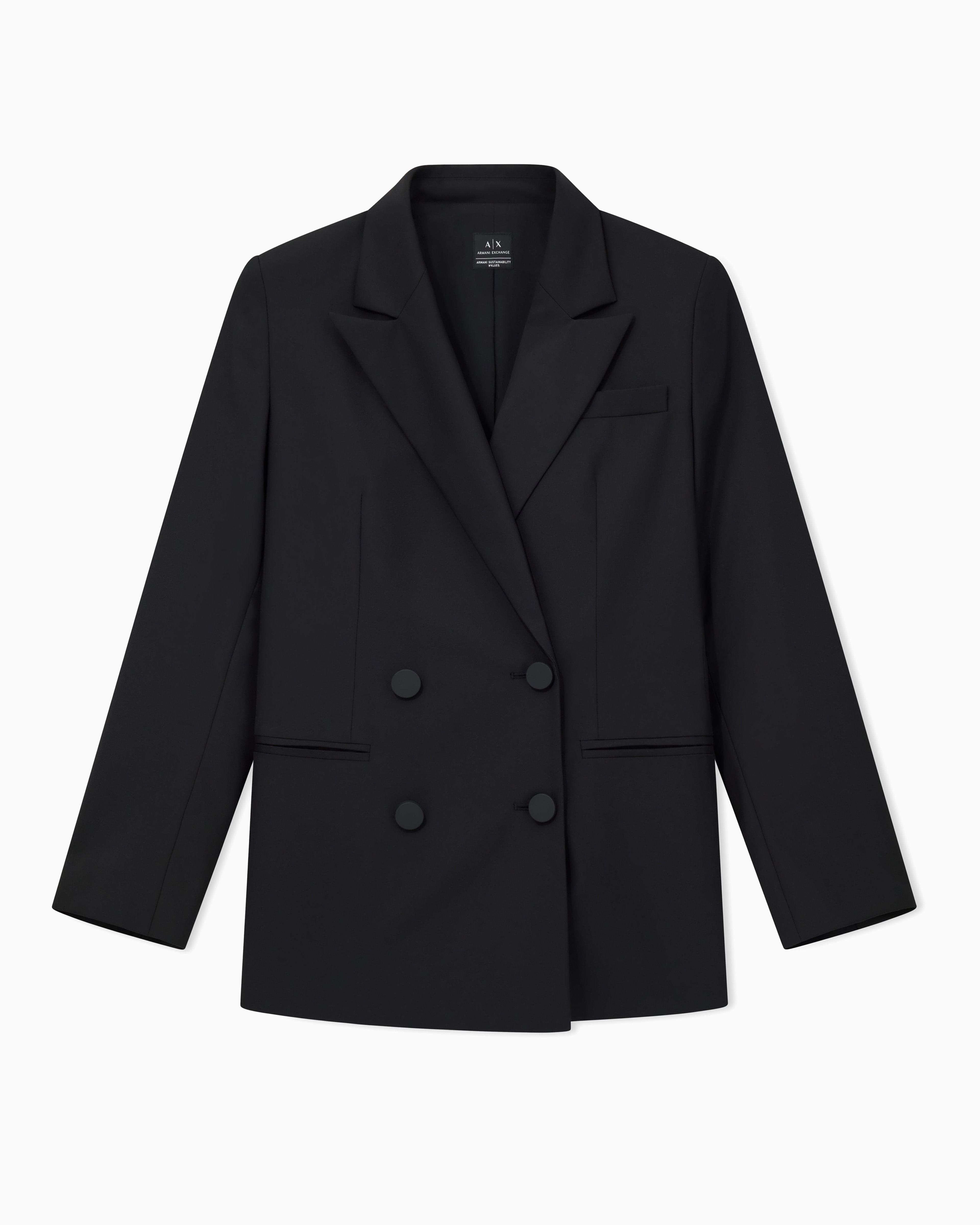ASV fabric double-breasted jacket