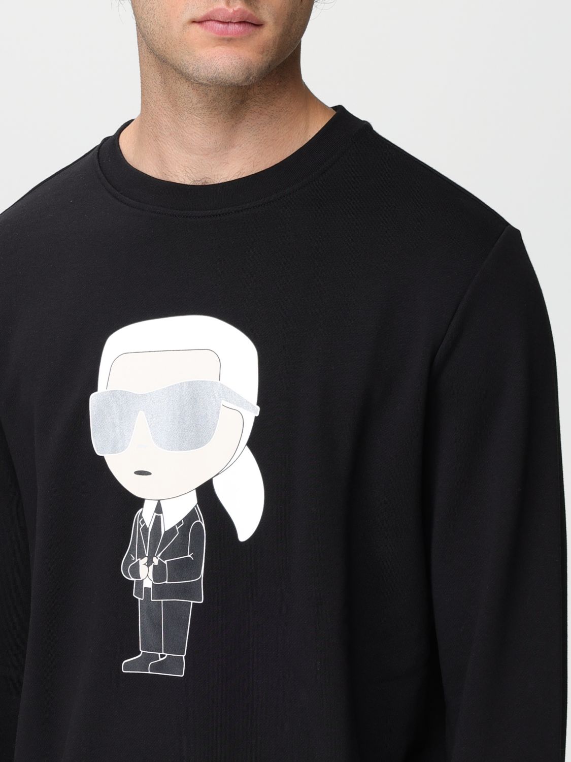 Sweatshirt Men color Black