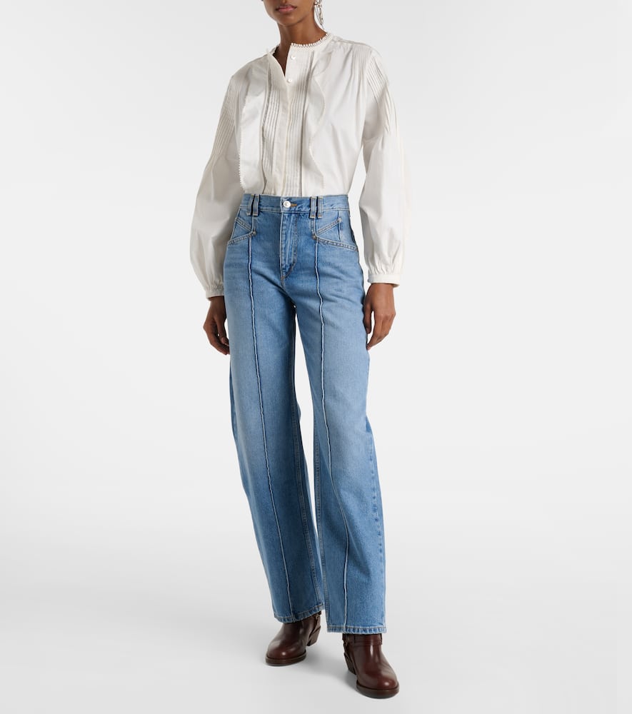 Drolane high-rise straight jeans