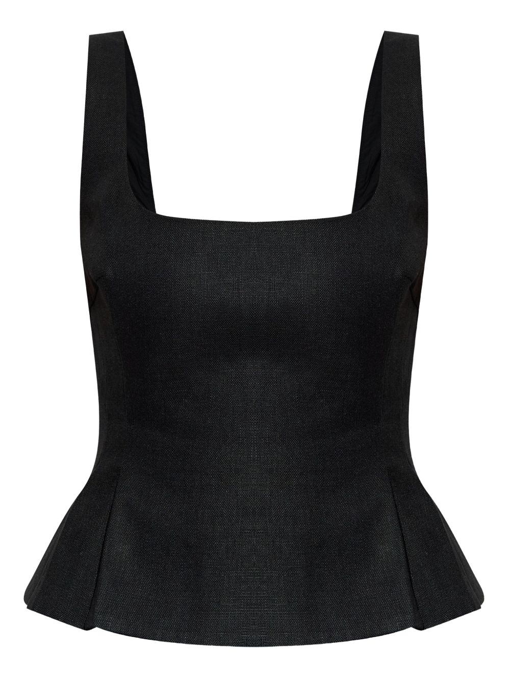 Rosalie peplum top - Black