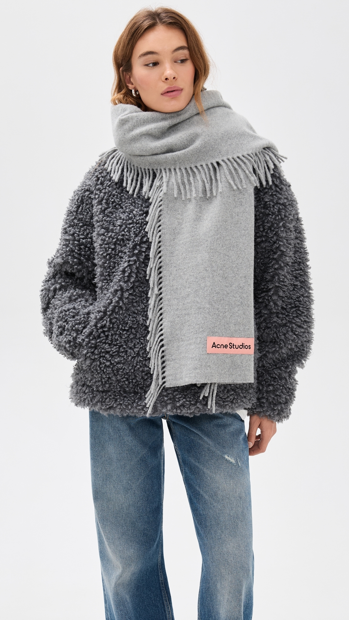 Canada Cancan Rws Scarf Light Grey Melange One Size