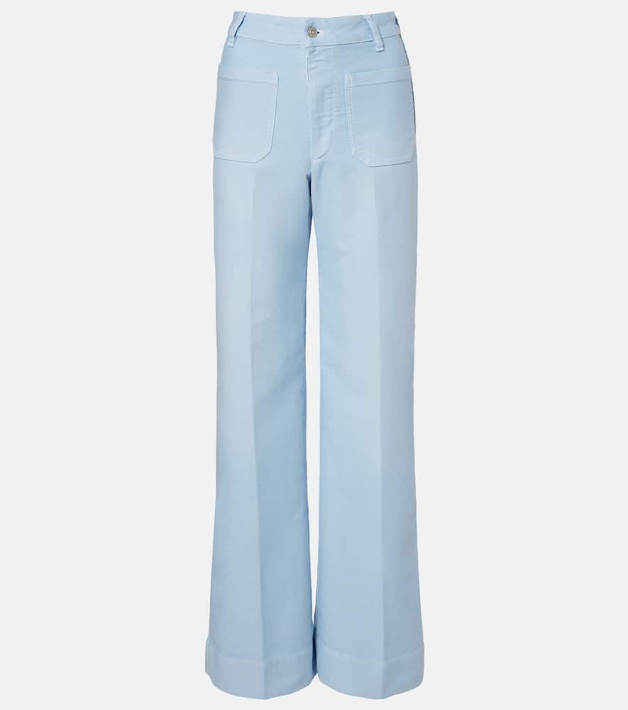 Alina mid-rise wide-leg jeans