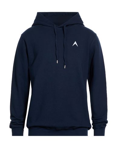 Man Sweatshirt Navy Size M Cotton