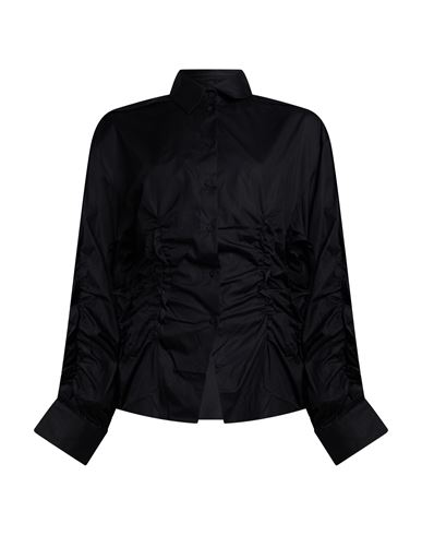 Woman Shirt Black Size 2 Cotton