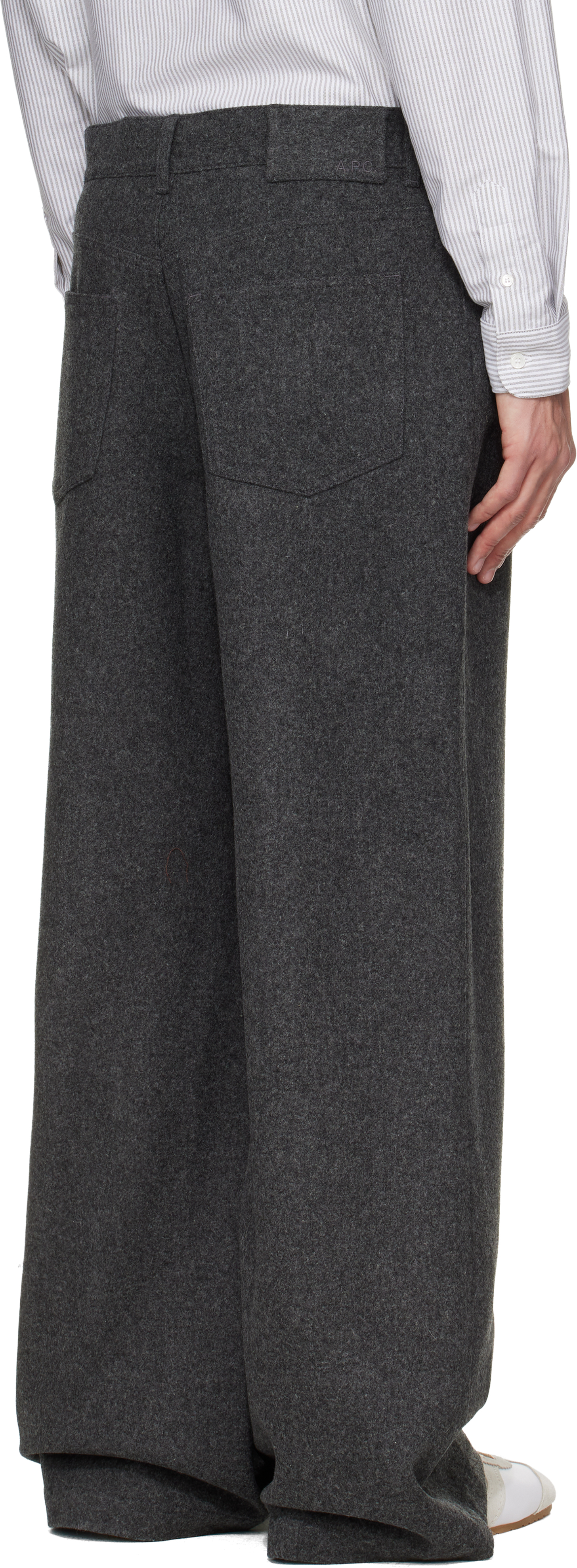 Gray Clyde Trousers