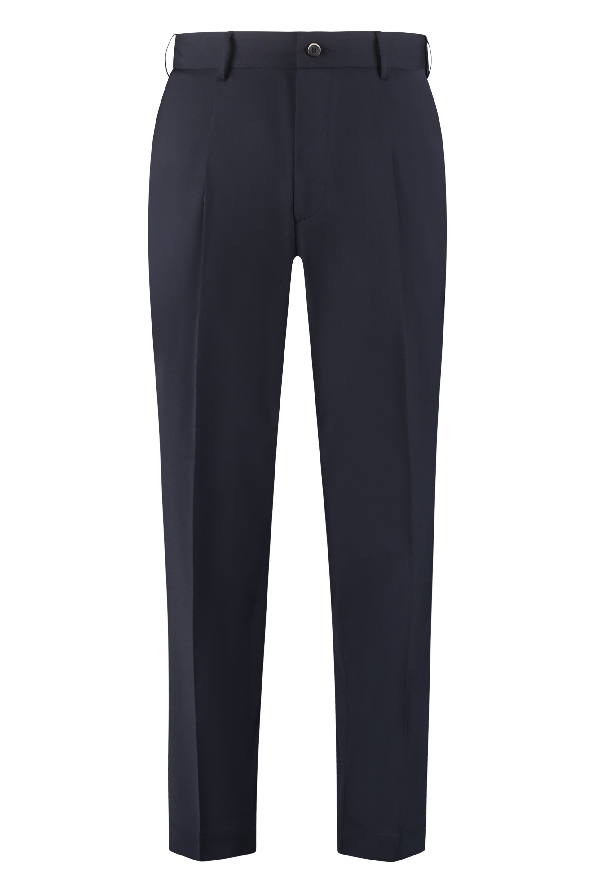 The (alphabet) Alphabet Wool-Blend Tailored Trousers with Stretch