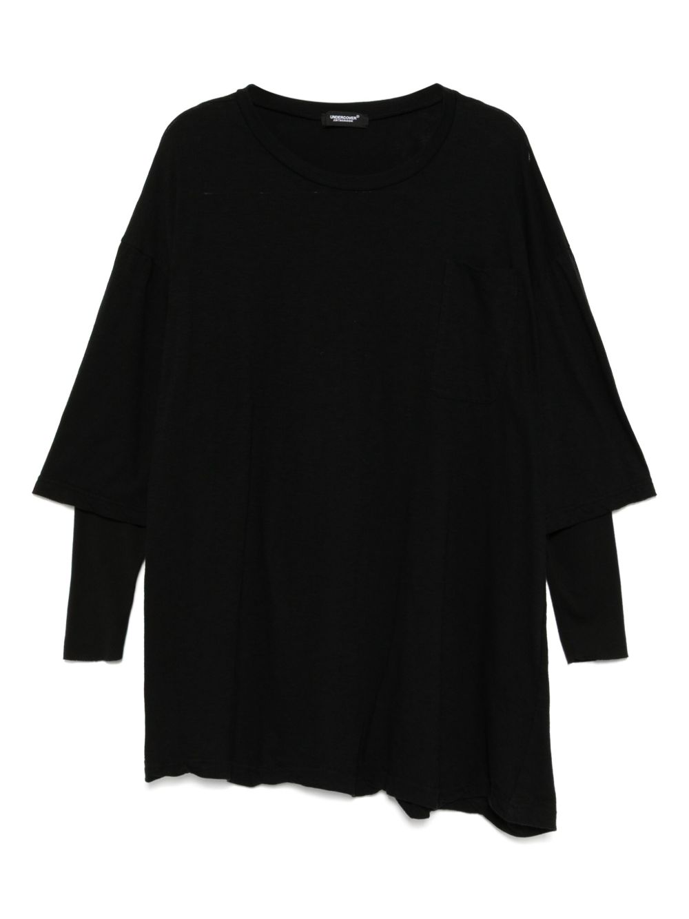 Undercover layered T-shirt - Black