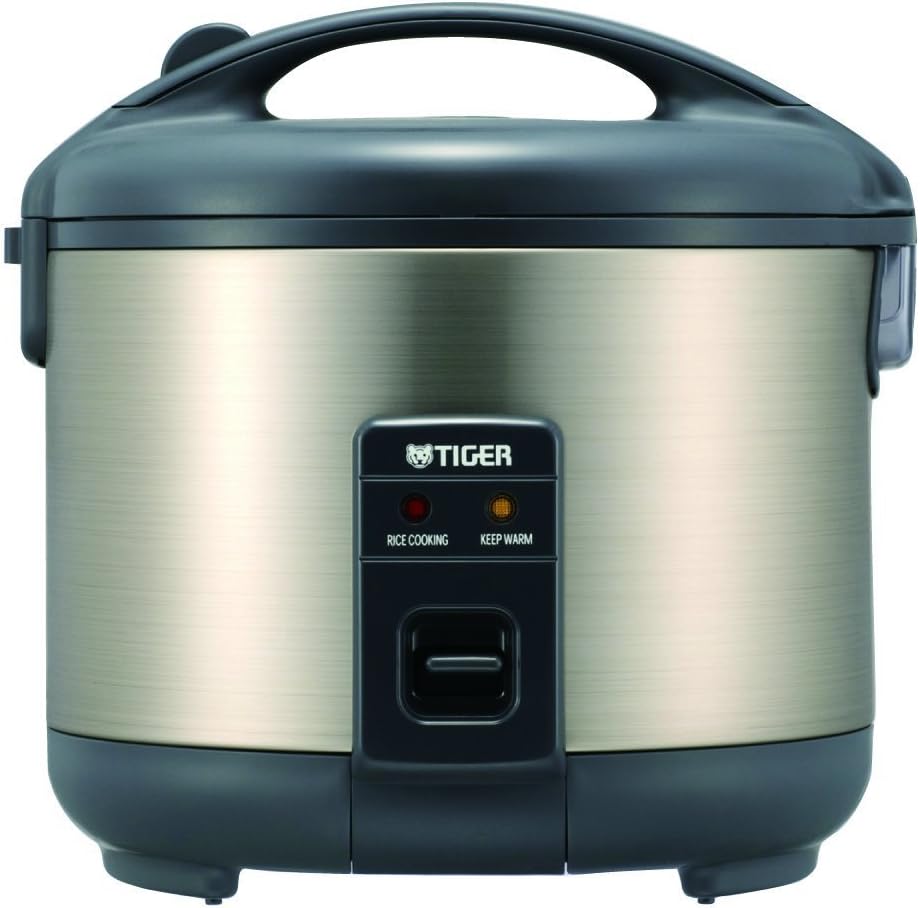 JNP-S55U-HU 3-Cup (Uncooked) Rice Cooker and Warmer (Stainless Steel Gray)