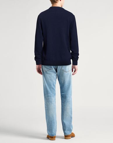 Man Sweater Midnight blue Size L Wool, Cashmere
