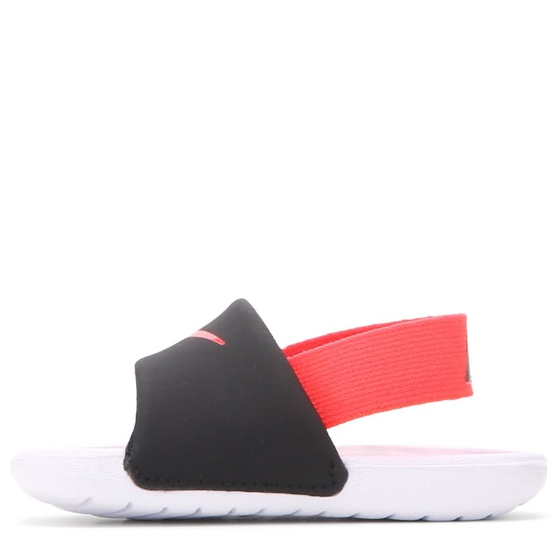 Kids' Kawa Slide Sandal Baby/Toddler Sandals (Black/Crimson Red)