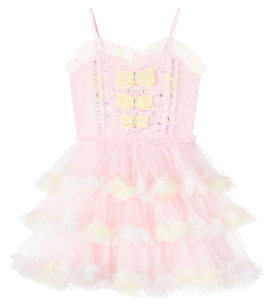 Music Box embellished tulle dress
