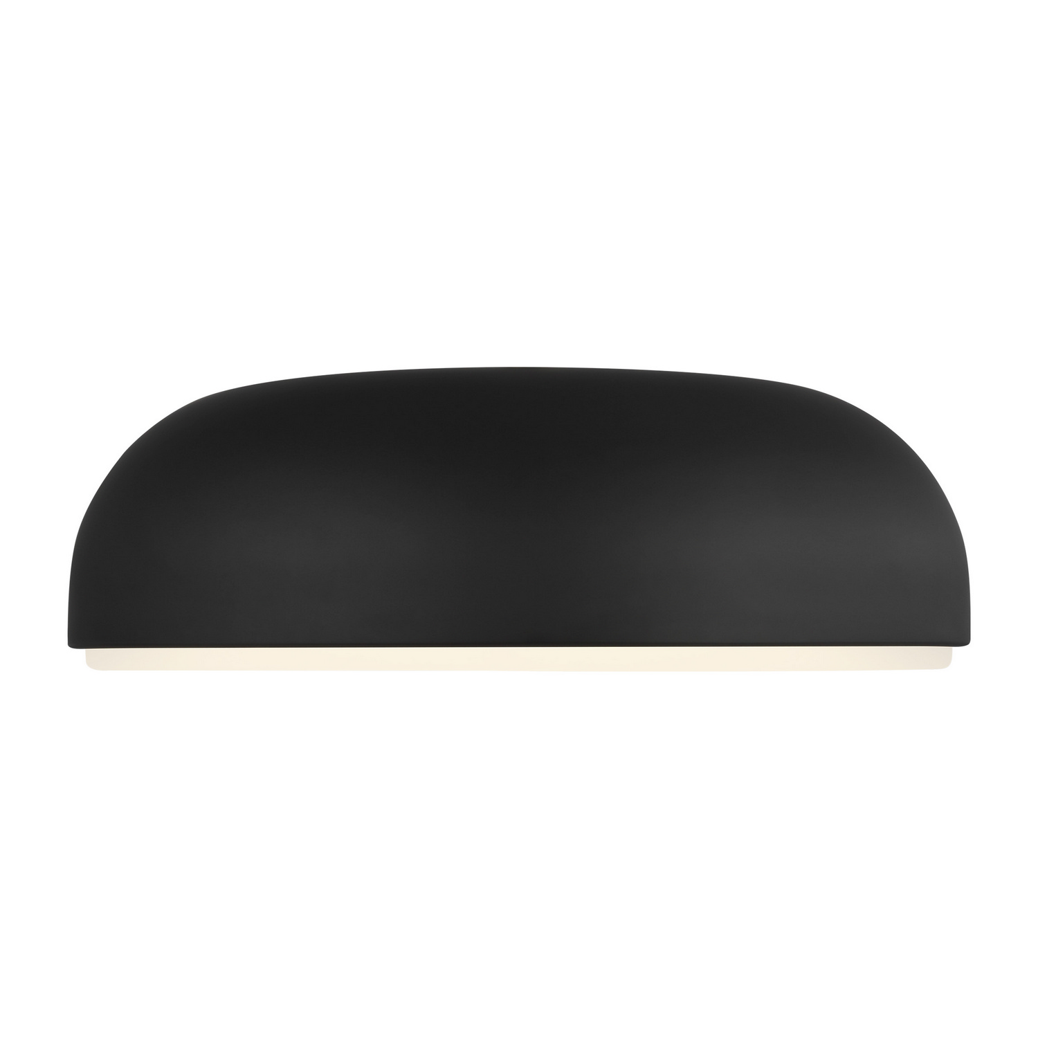 Kosa 1-Light 3.90"H LED Flush Mount in Nightshade Black