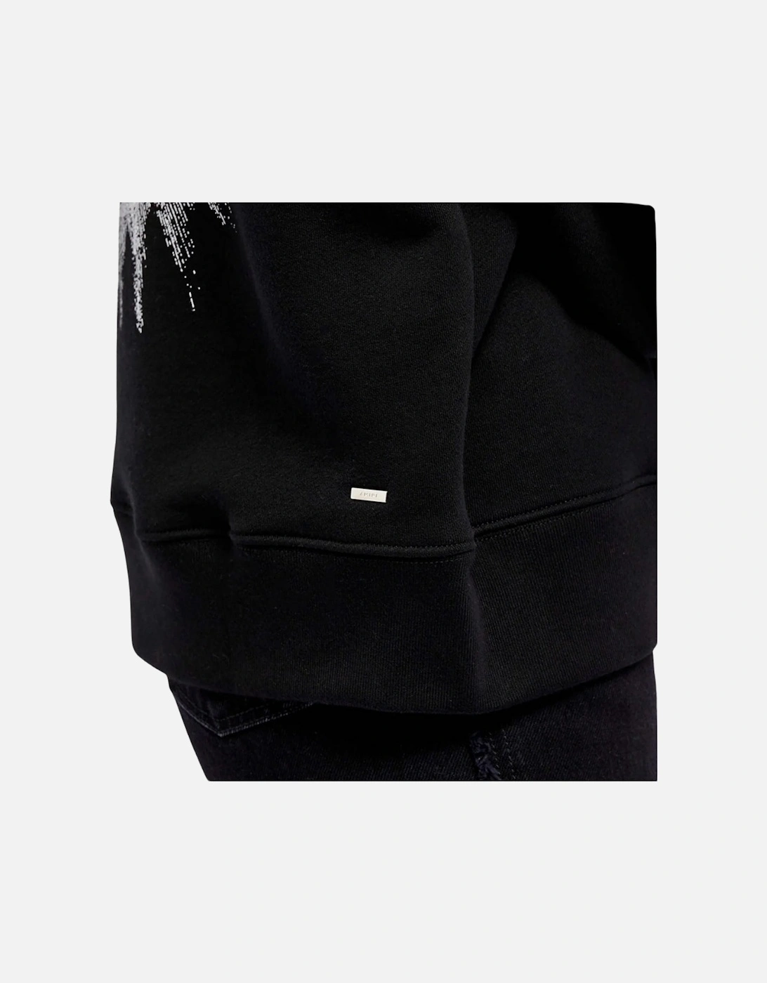 Women's Amiri Sun Graphic On Back Black Sweatshirt - Size: L